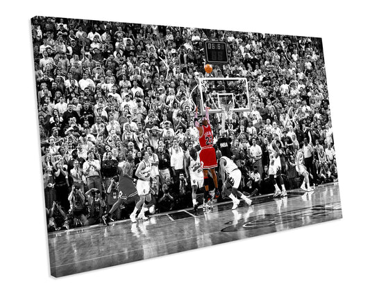 Michael Jordan NBA Basketball Sports CANVAS WALL ART Box Framed Picture Print