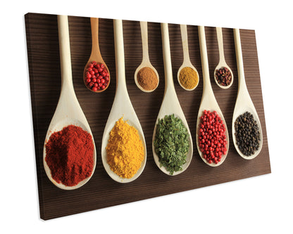 Herbs And Spices Asia Kitchen CANVAS PRINT Wall Art