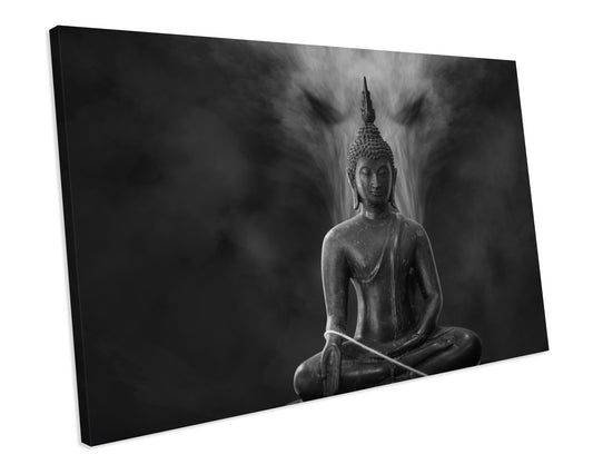 Buddha Zen CANVAS PRINT Box Framed Wall Art Picture
